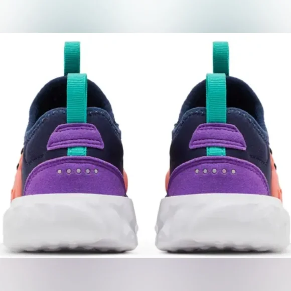 Nike Rt Presto Black Orange Purple Kids Sneakers Size 12c MSRP $80 - Picture 2 of 9